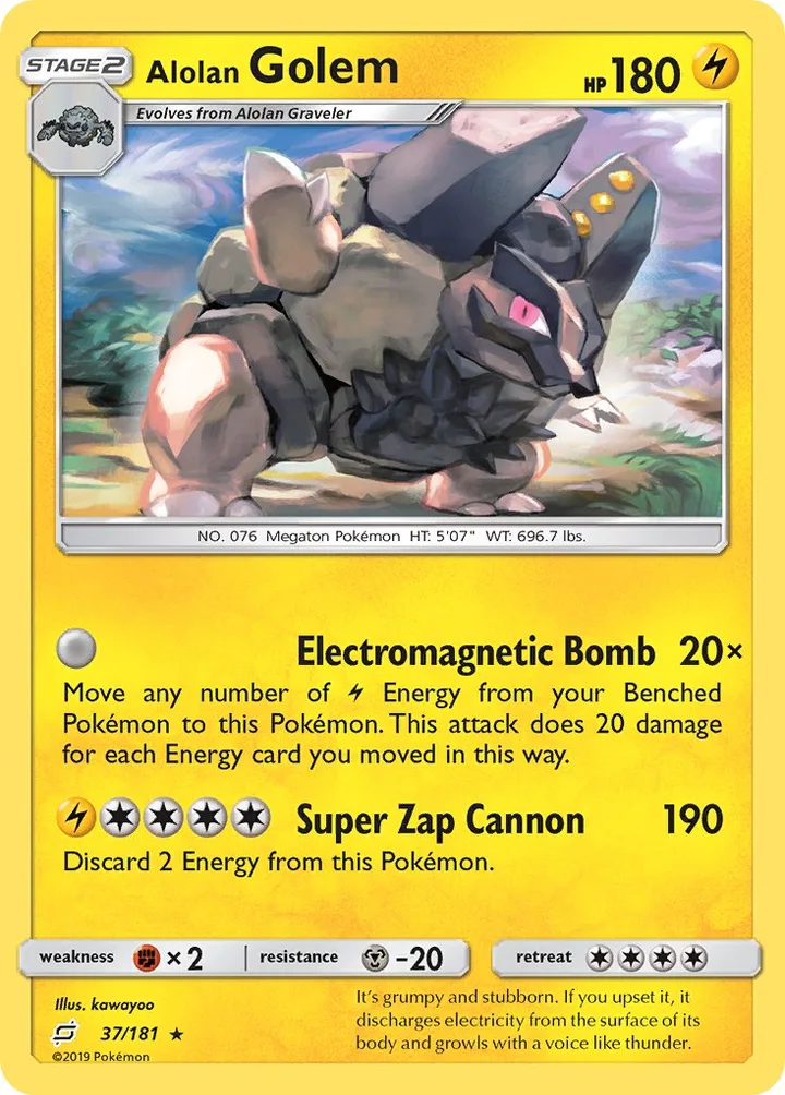 Alolan Golem, Team Up 37/181