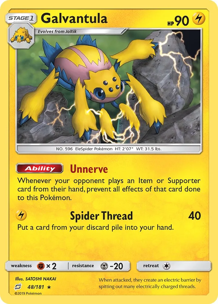 Galvantula, Team Up 48/181