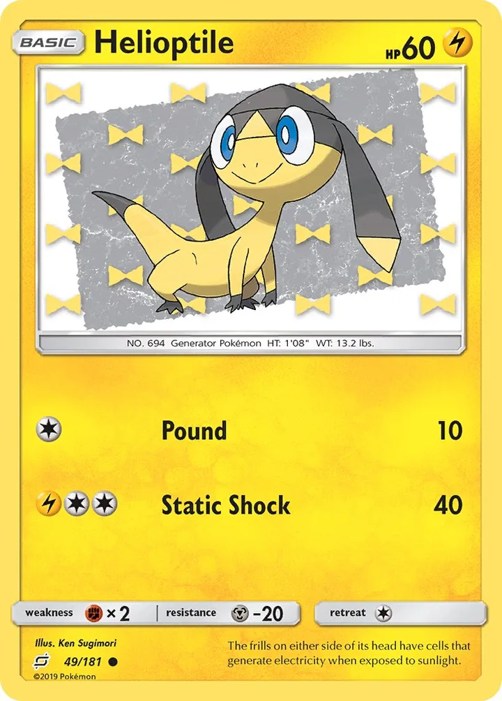 Helioptile, Team Up 49/181