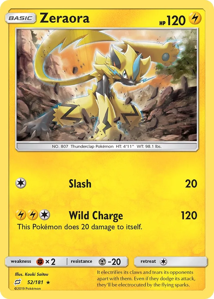 Zeraora, Team Up 52/181
