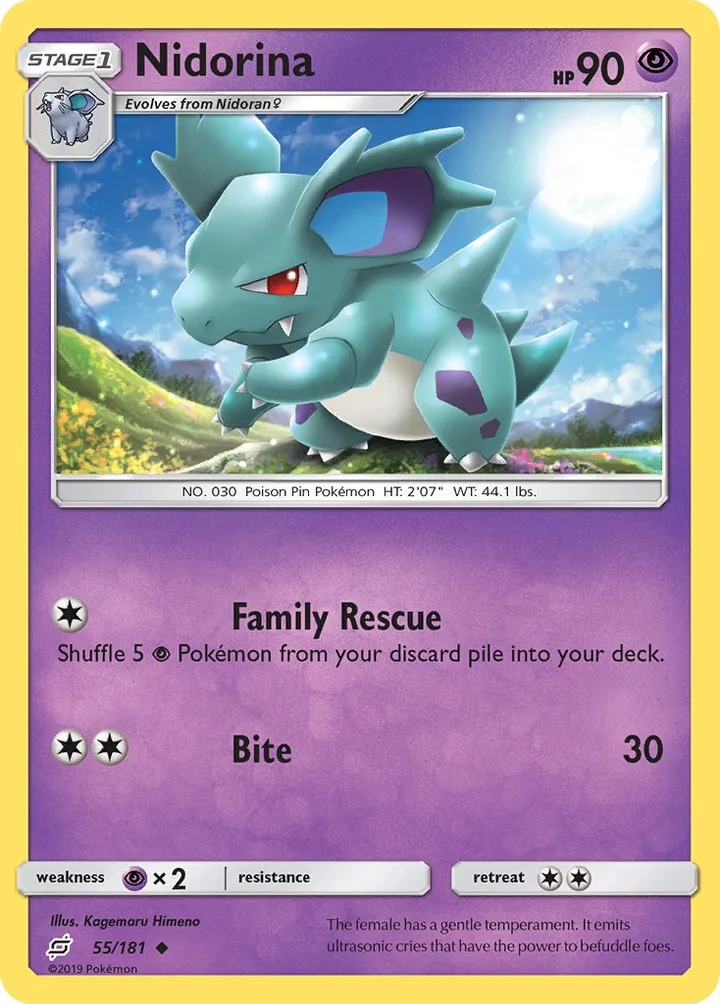 Nidorina, Team Up 55/181