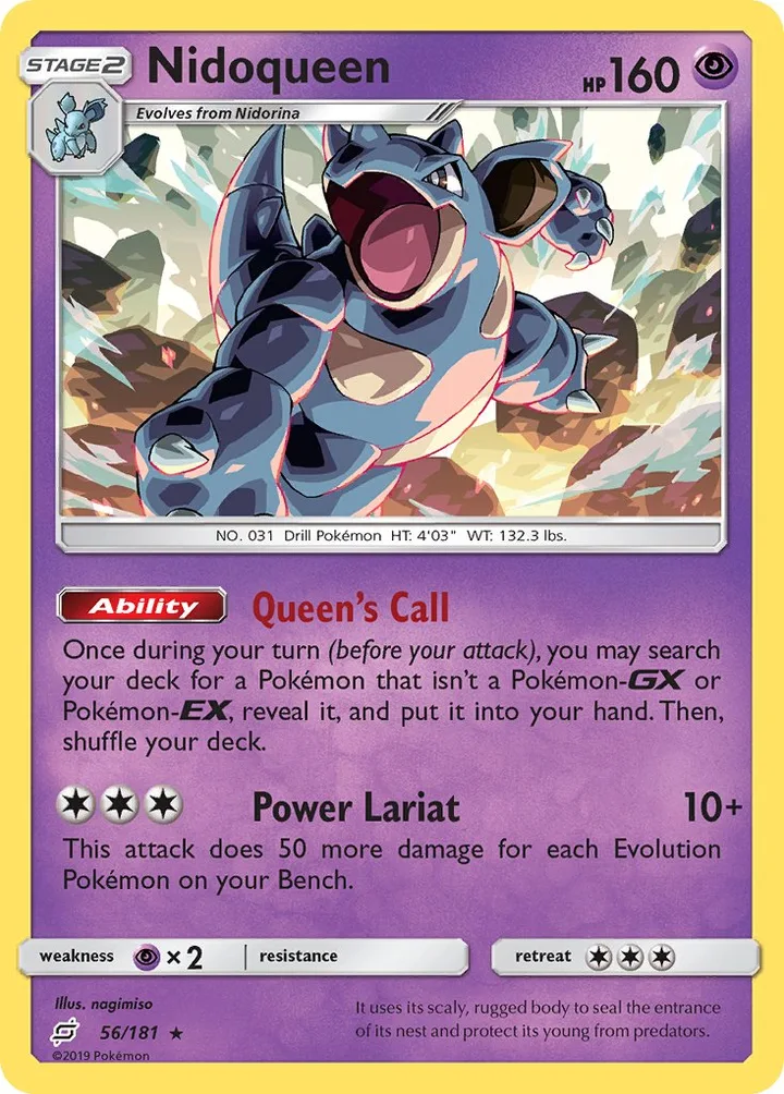 Nidoqueen, Team Up 56/181