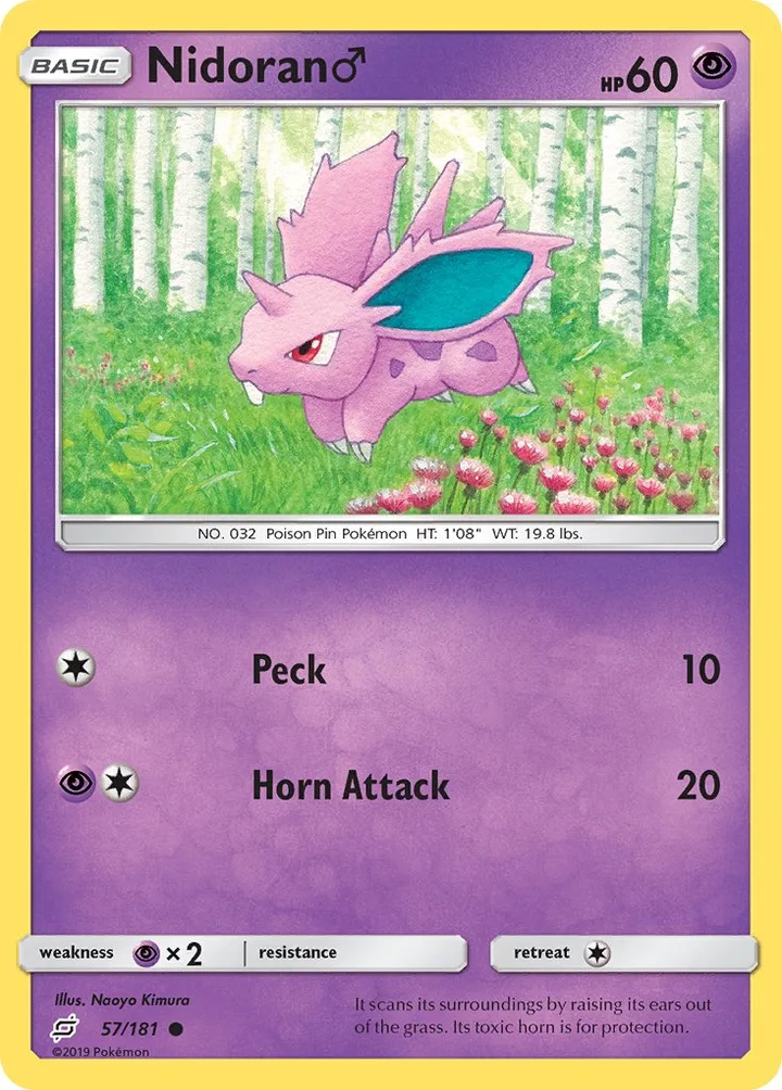 Nidoran Male, Team Up 57/181
