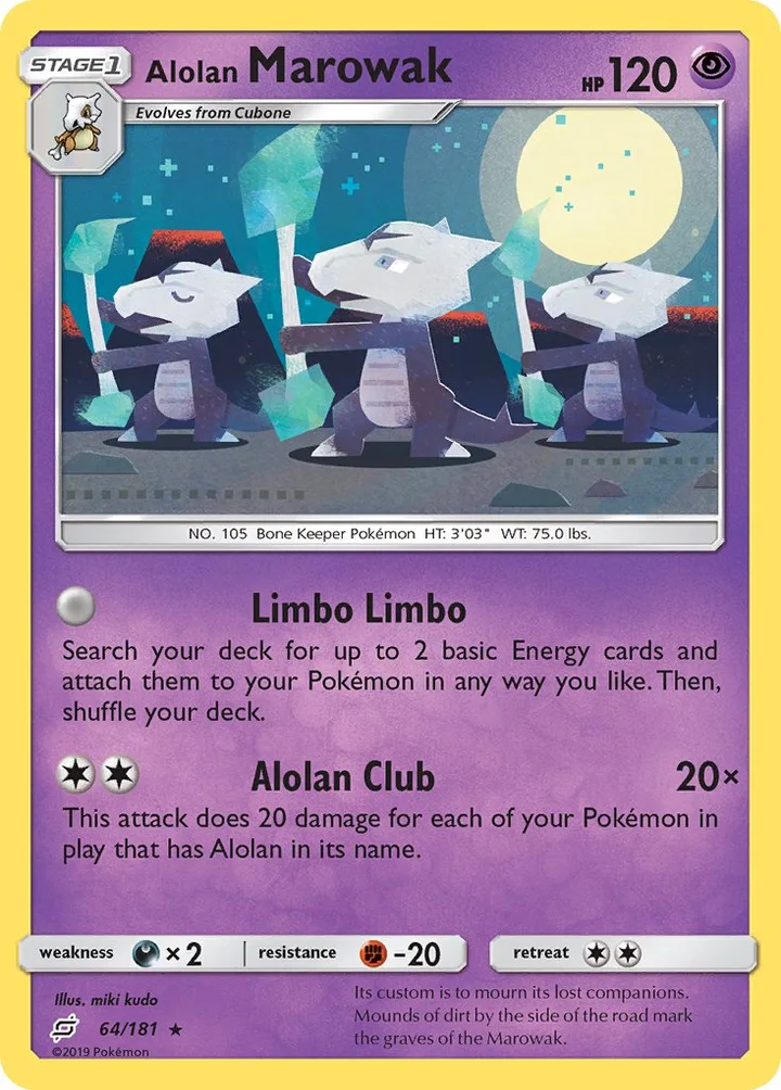 Alolan Marowak, Team Up 64/181