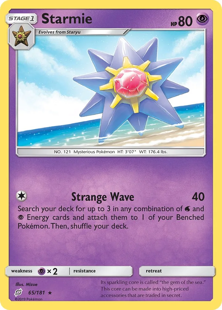 Starmie, Team Up 65/181