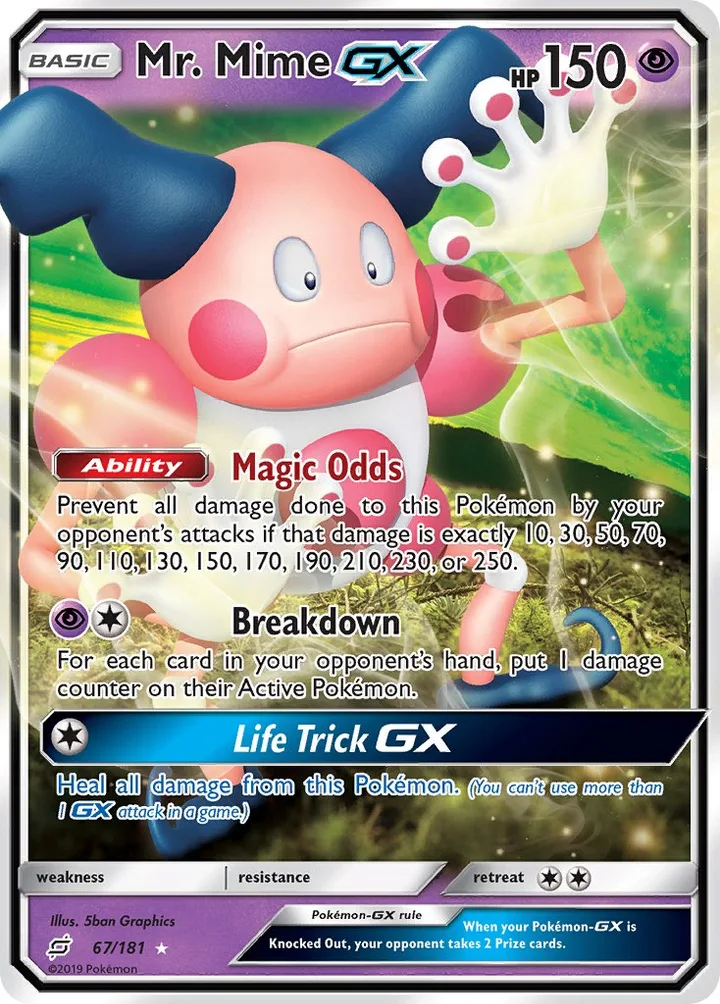 Mr. Mime-GX, Team Up 67/181