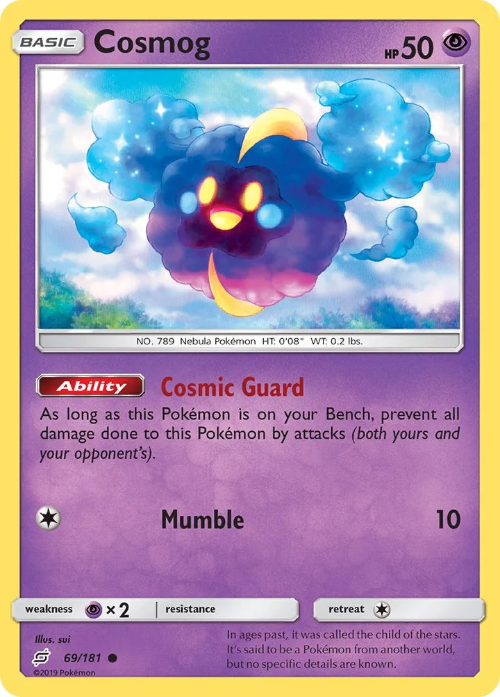 Cosmog, Team Up 69/181
