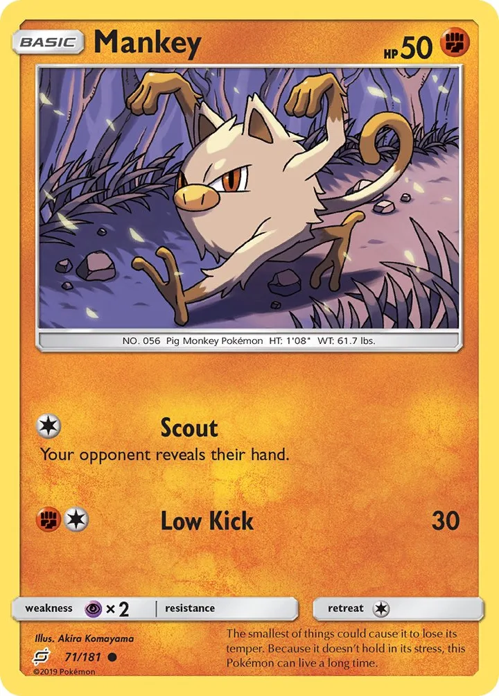 Mankey, Team Up 71/181