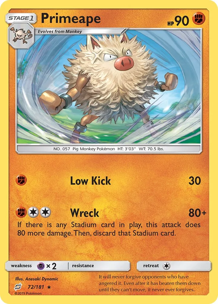 Primeape, Team Up 72/181