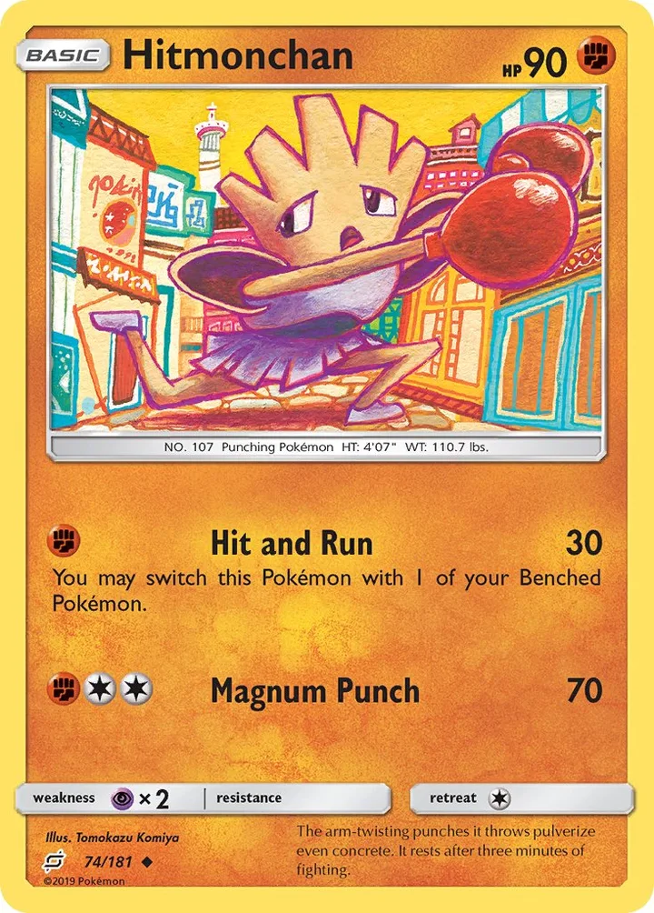 Hitmonchan, Team Up 74/181