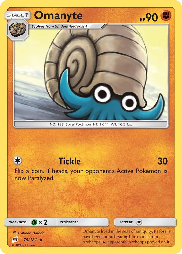Omanyte, Team Up 75/181