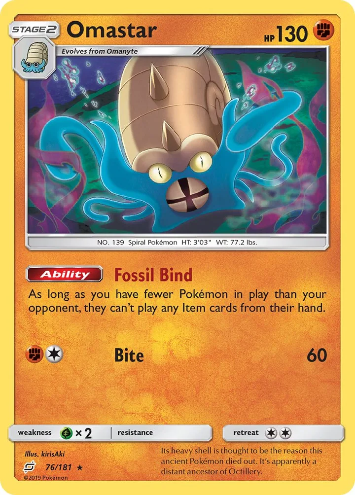 Omastar, Team Up 76/181