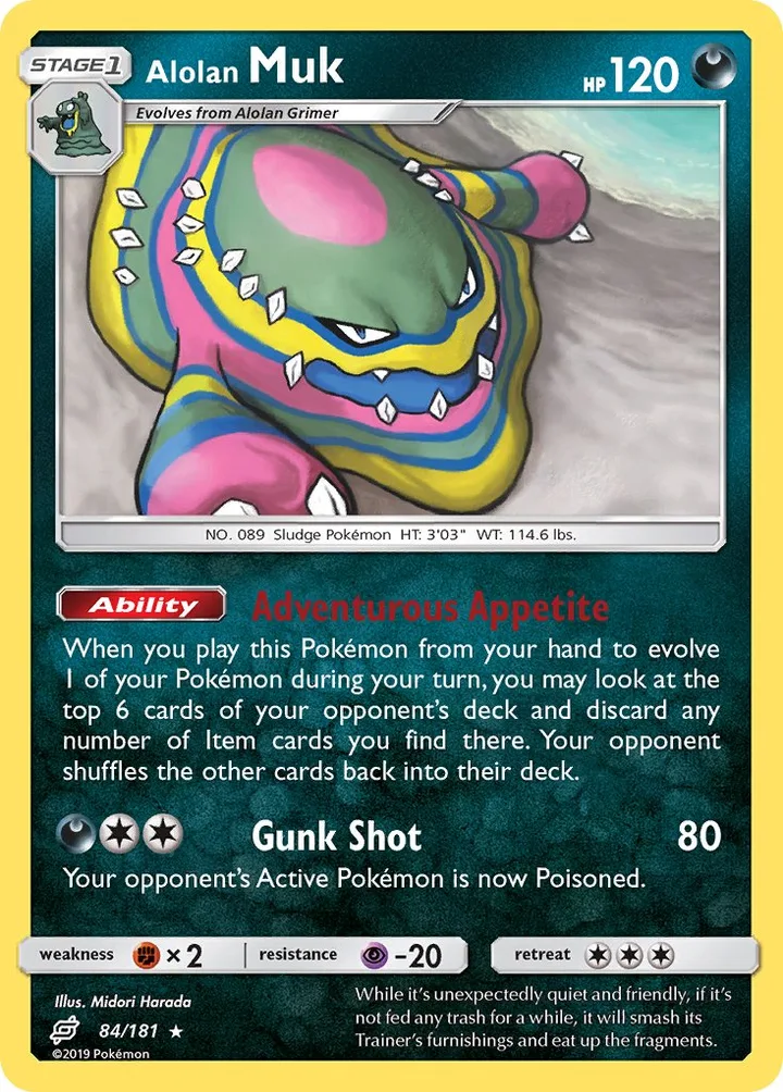 Alolan Muk, Team Up 84/181
