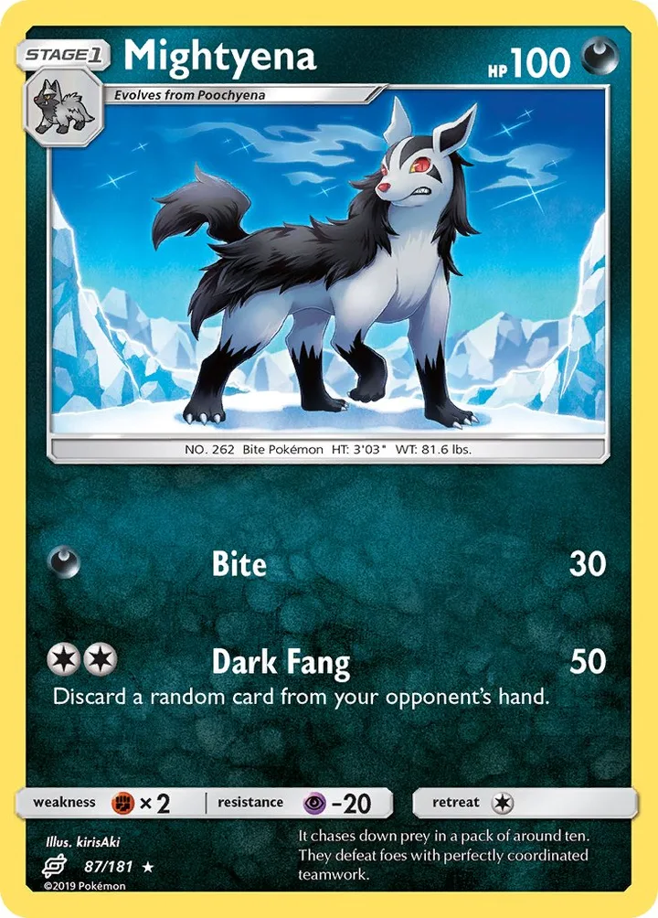 Mightyena, Team Up 87/181