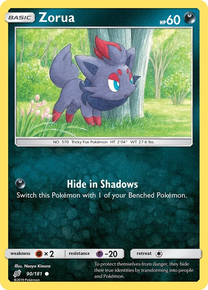 Zorua, Team Up 90/181