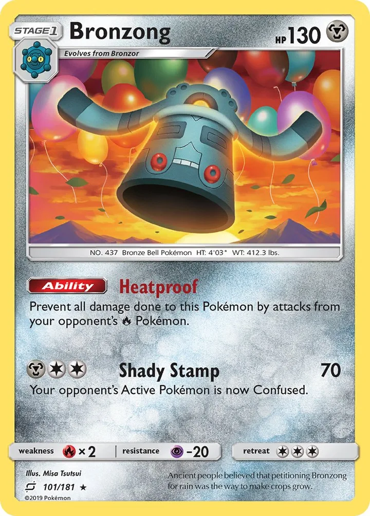 Bronzong, Team Up 101/181