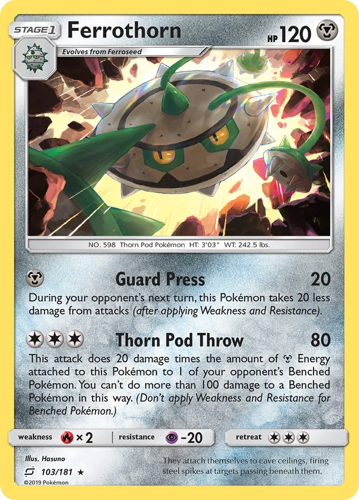 Ferrothorn, Team Up 103/181