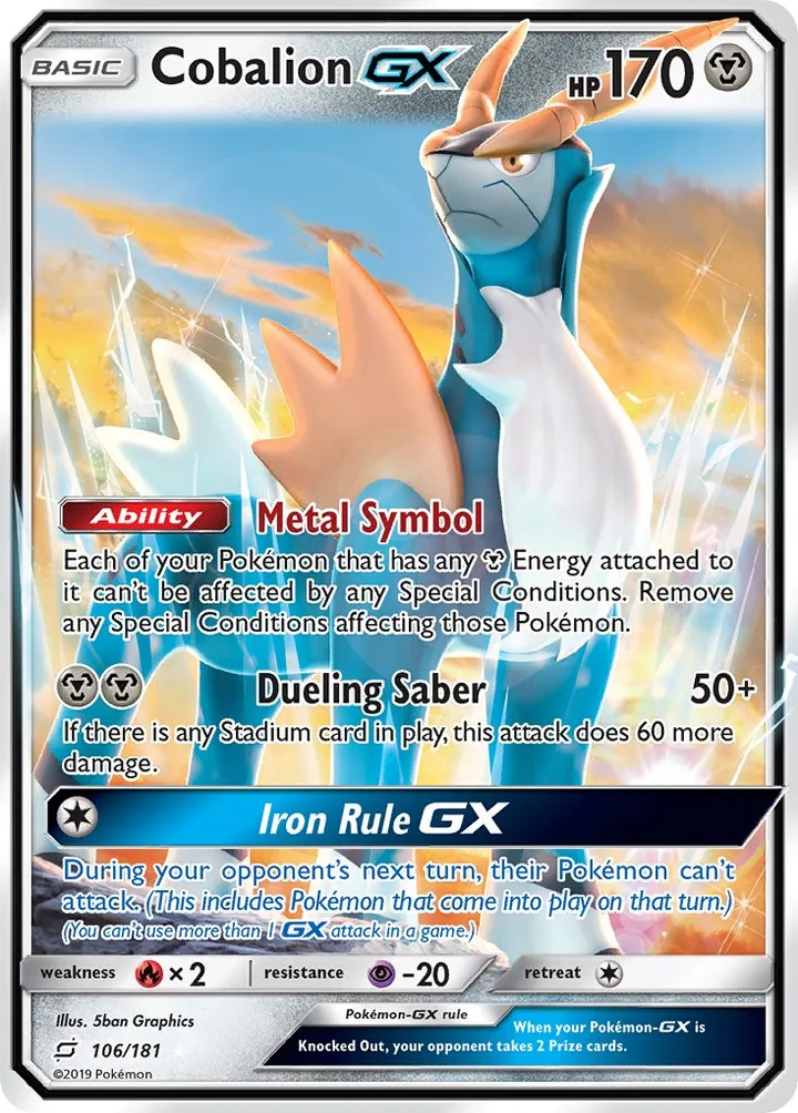 Cobalion-GX, Team Up 106/181