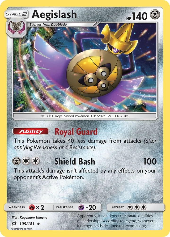 Aegislash, Team Up 109/181