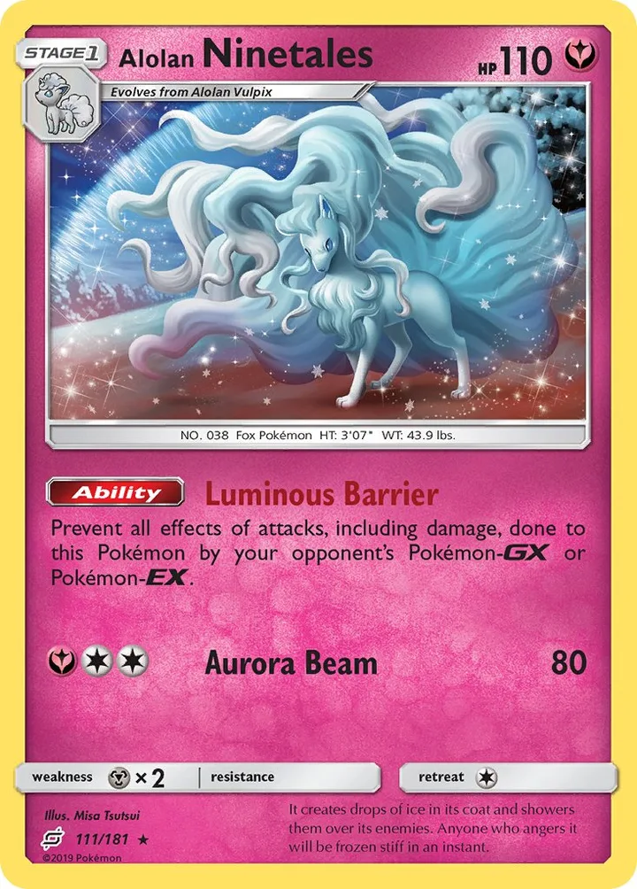 Alolan Ninetales, Team Up 111/181