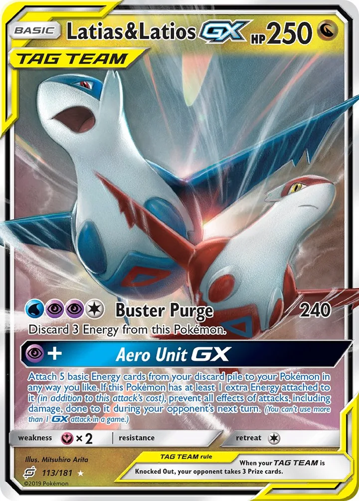 Latias & Latios-GX, Team Up 113/181