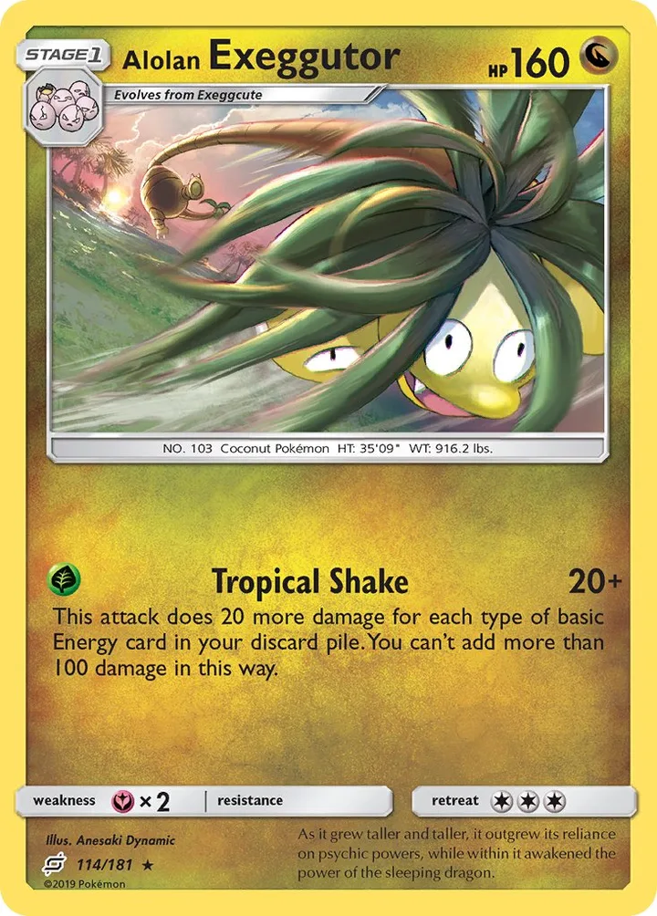 Alolan Exeggutor, Team Up 114/181