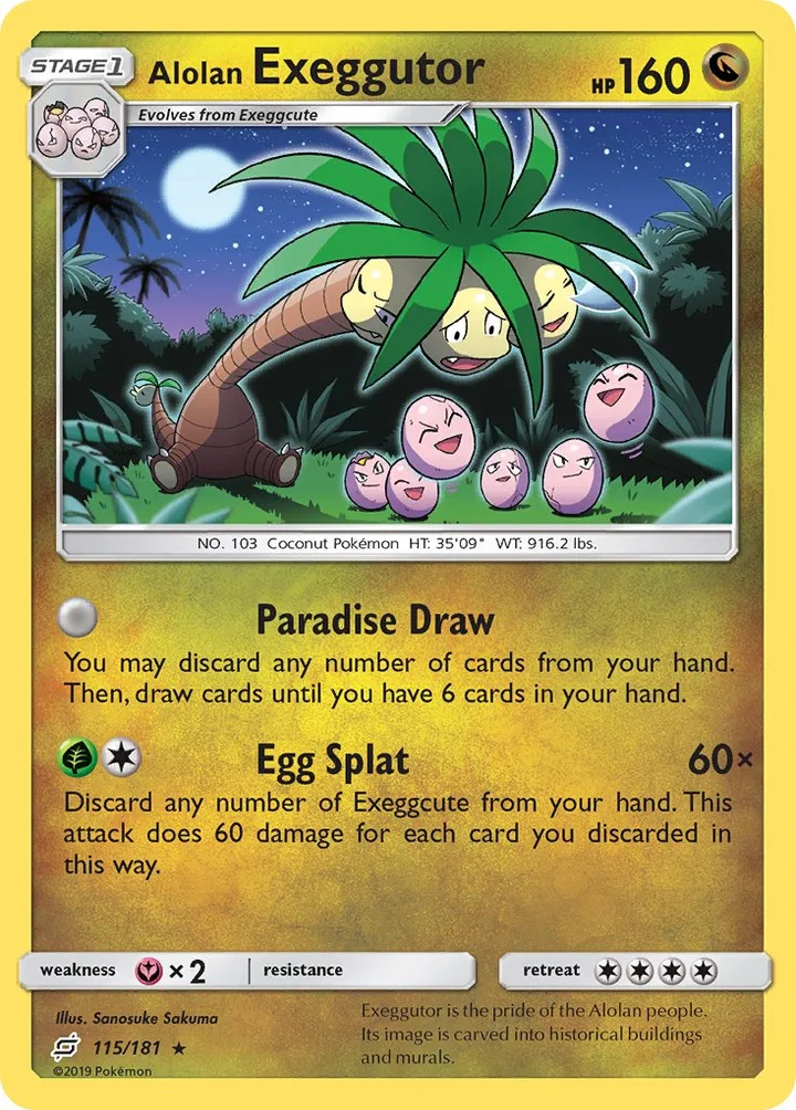 Alolan Exeggutor, Team Up 115/181