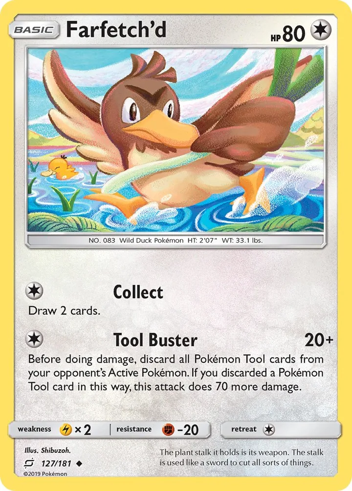 Farfetch’d, Team Up 127/181