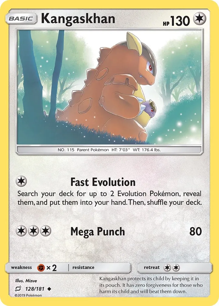 Kangaskhan, Team Up 128/181