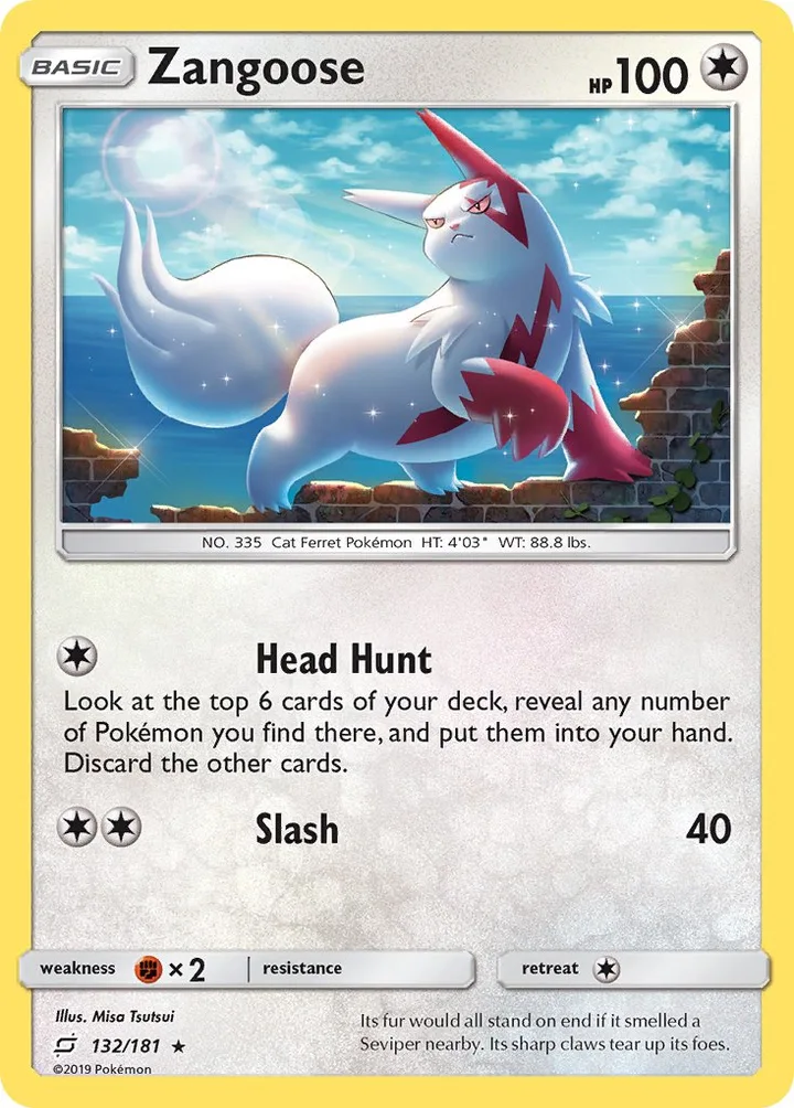 Zangoose, Team Up 132/181