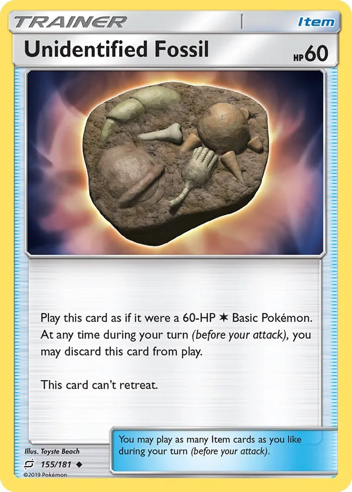 Unidentified Fossil, Team Up 155/181