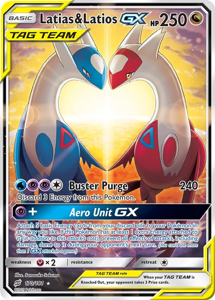Latias & Latios-GX, Team Up 170/181