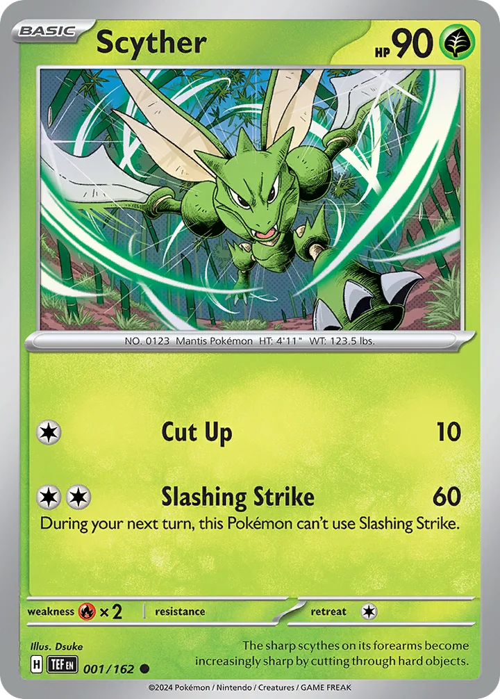 Scyther, Temporal Forces 001/162