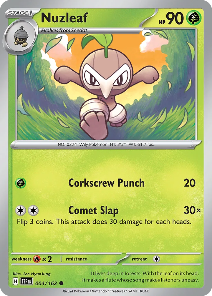 Nuzleaf, Temporal Forces 004/162