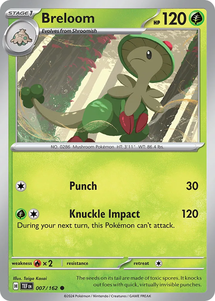 Breloom, Temporal Forces 007/162