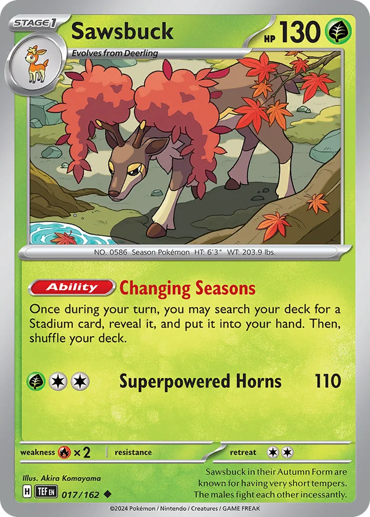 Sawsbuck, Temporal Forces 017/162
