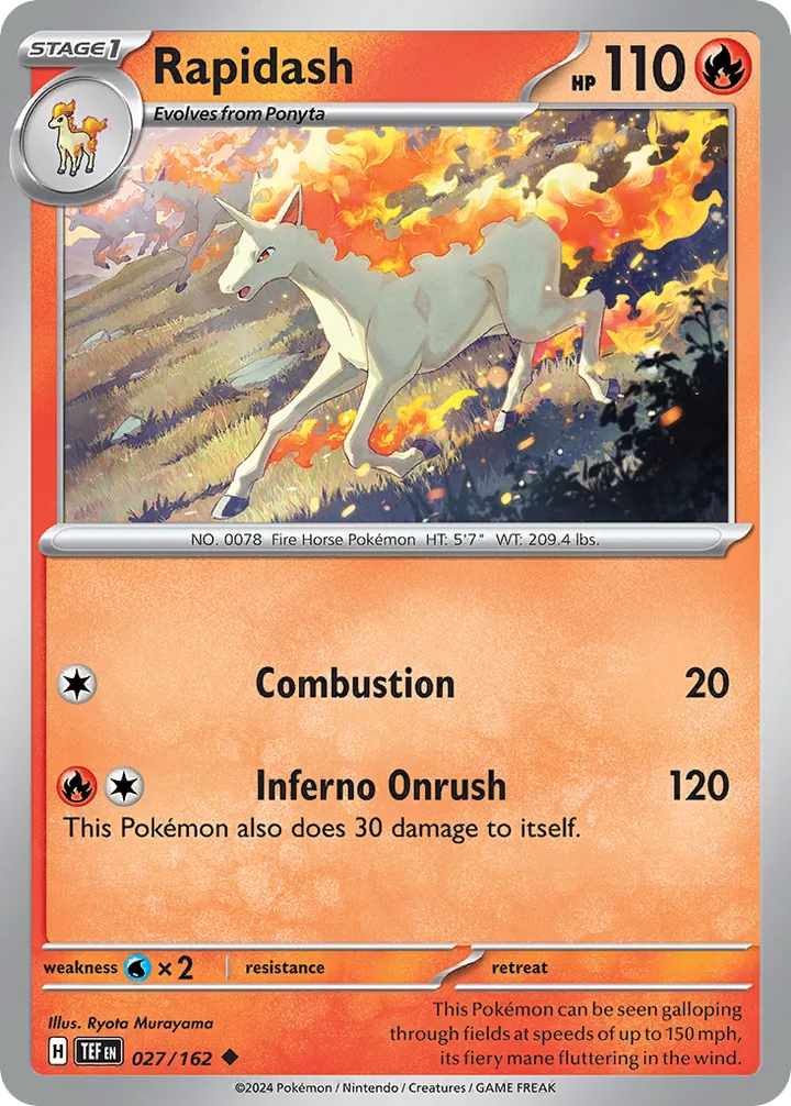 Rapidash, Temporal Forces 027/162