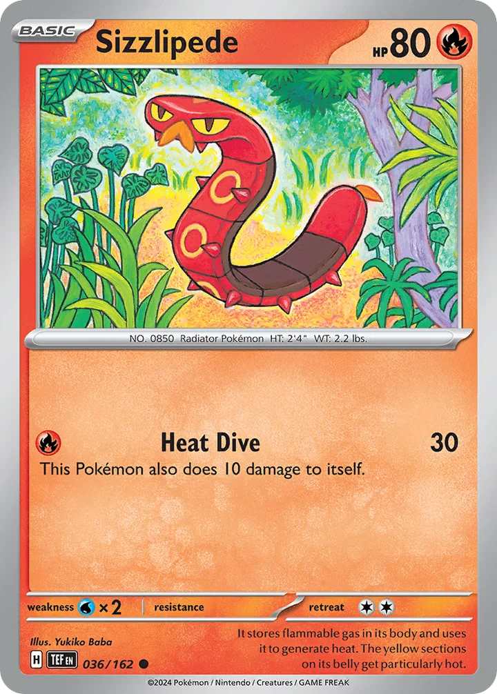 Sizzlipede, Temporal Forces 036/162