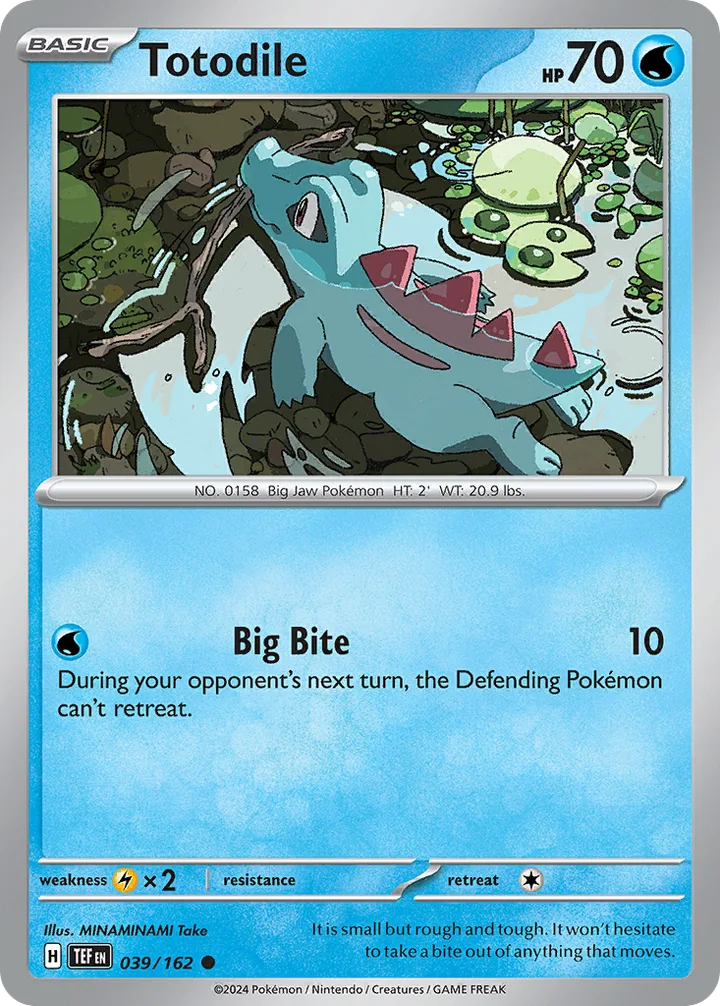 Totodile, Temporal Forces 039/162