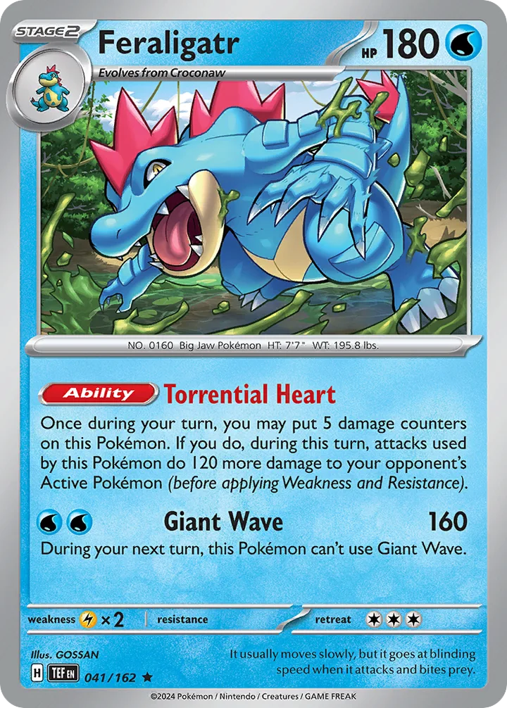 Feraligatr, Temporal Forces 041/162