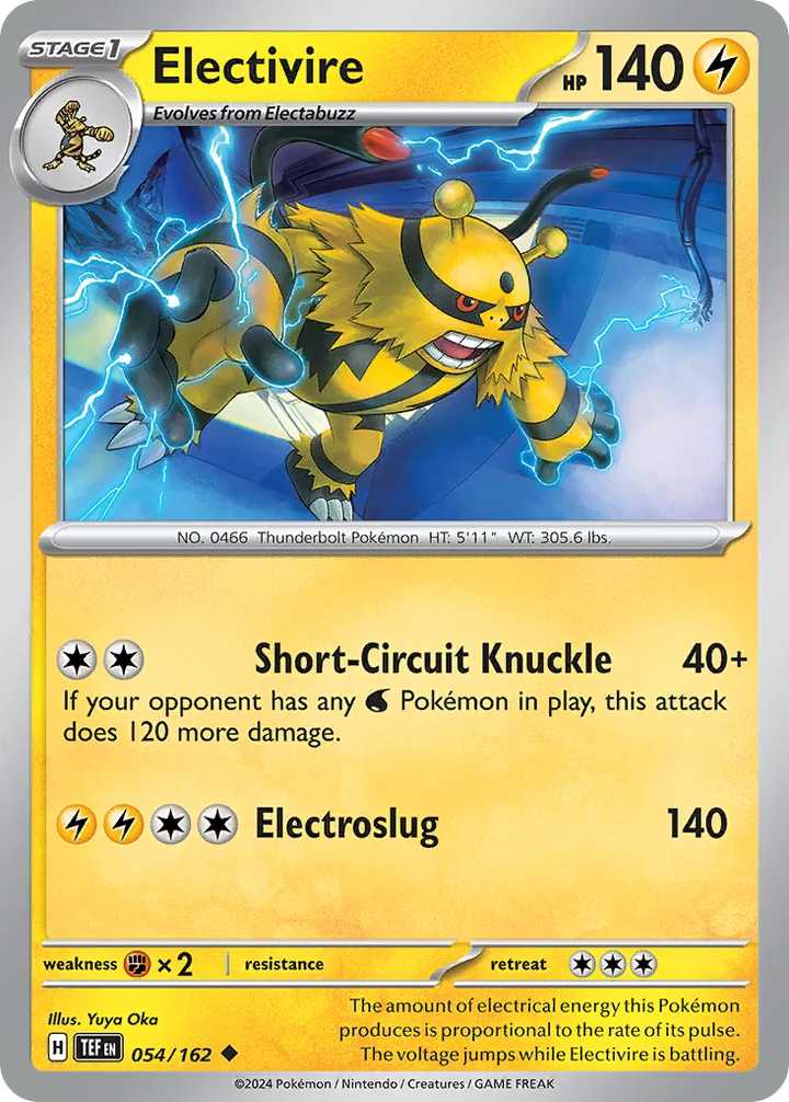 Electivire, Temporal Forces 054/162