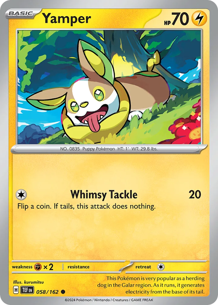 Yamper, Temporal Forces 058/162