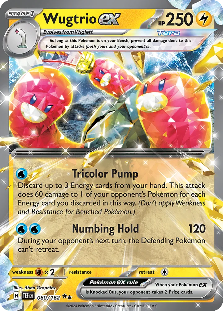 Wugtrio ex, Temporal Forces 060/162