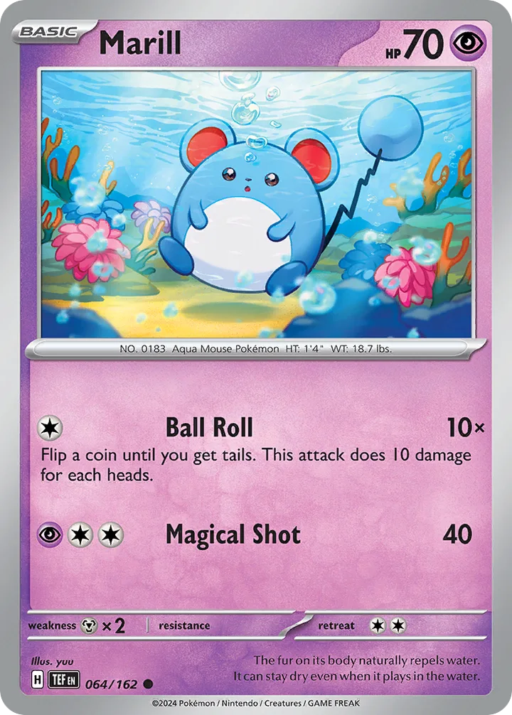 Marill, Temporal Forces 064/162