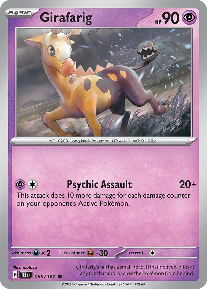 Girafarig, Temporal Forces 066/162