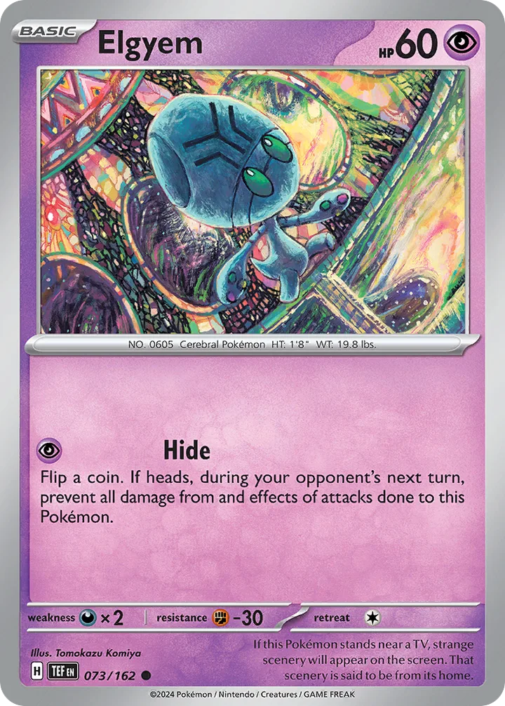 Elgyem, Temporal Forces 073/162