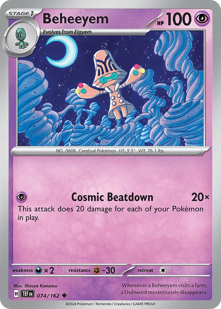 Beheeyem, Temporal Forces 074/162