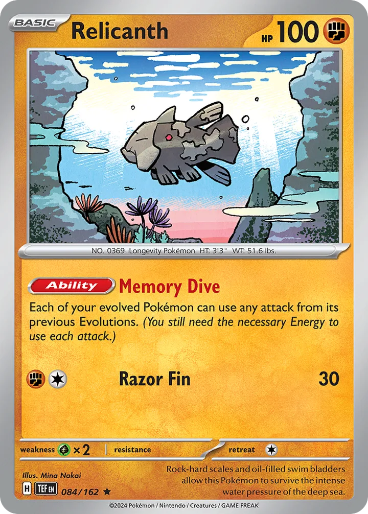 Relicanth, Temporal Forces 084/162