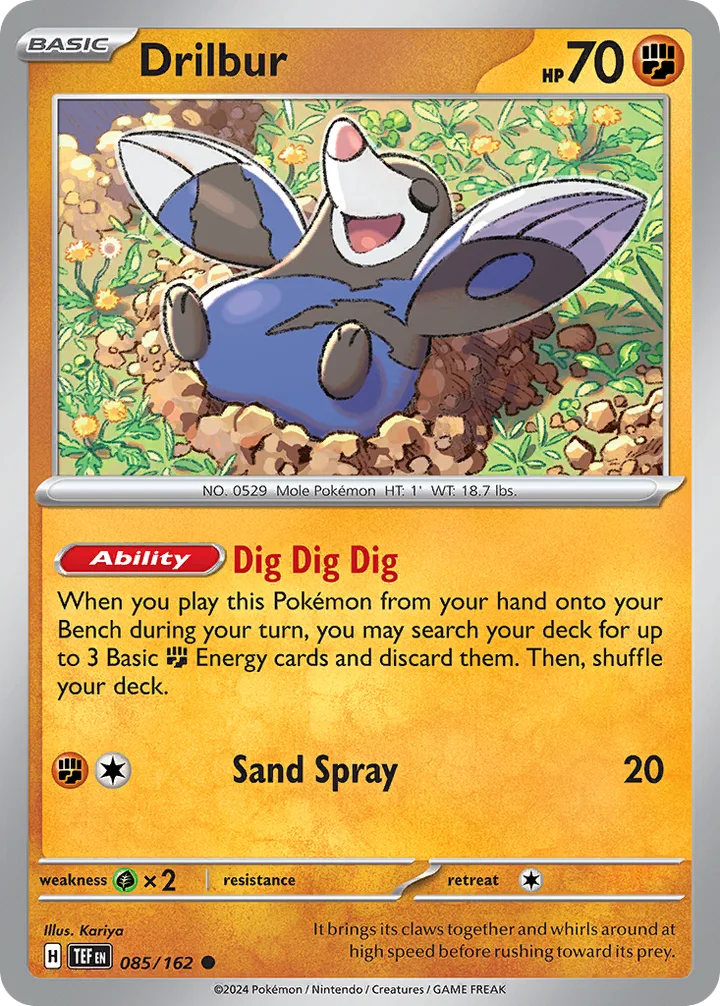 Drilbur, Temporal Forces 085/162