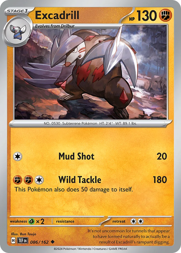 Excadrill, Temporal Forces 086/162